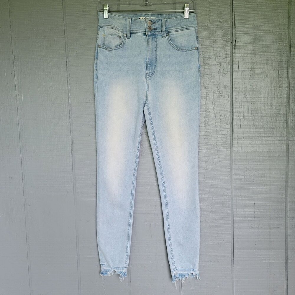 We The Free High-Rise Skinny Raw-Hem Denim Jeans. Size 29